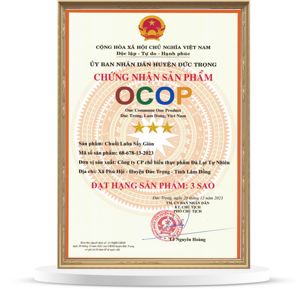 OCOP 3 Sao