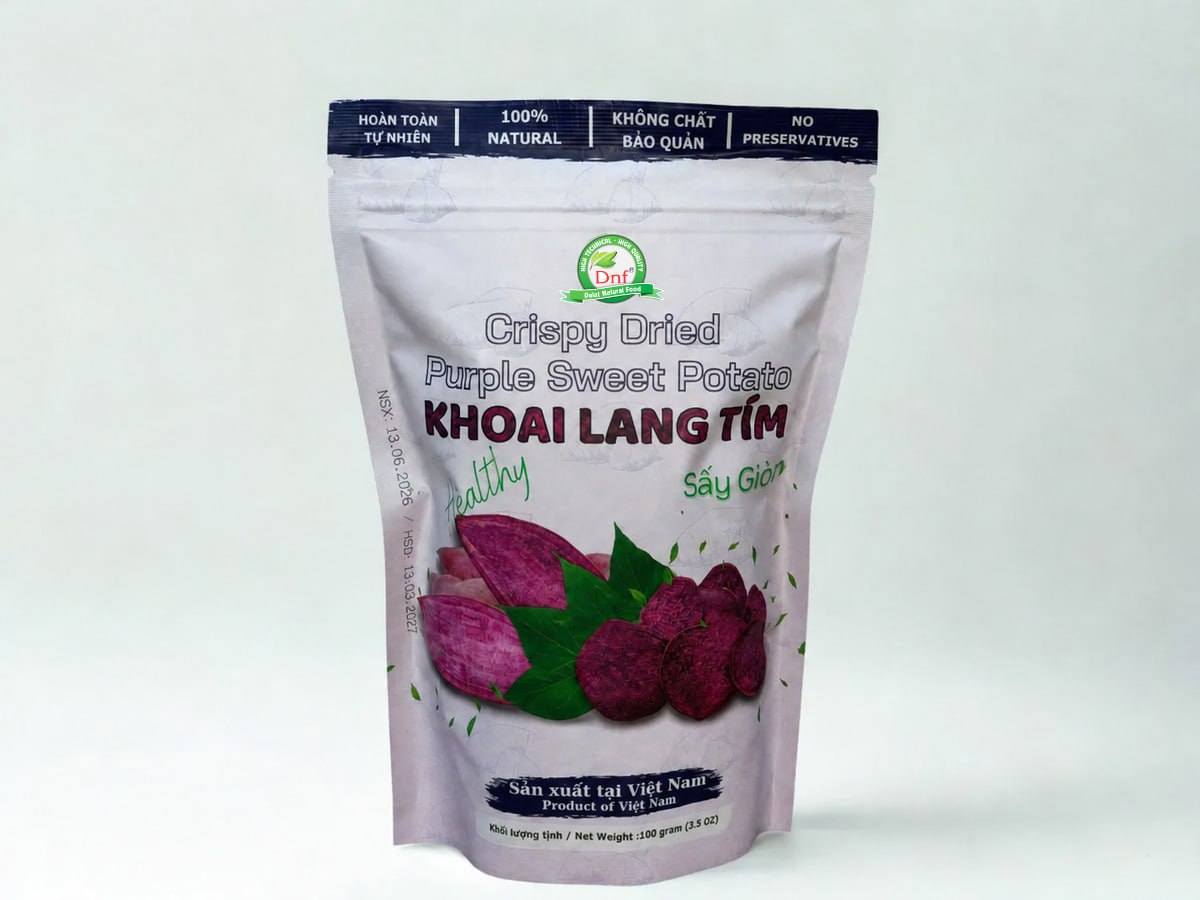 Khoai Lang Tím Sấy Giòn — ảnh 4